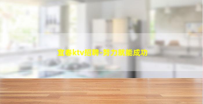宜春ktv招聘-努力就能成功